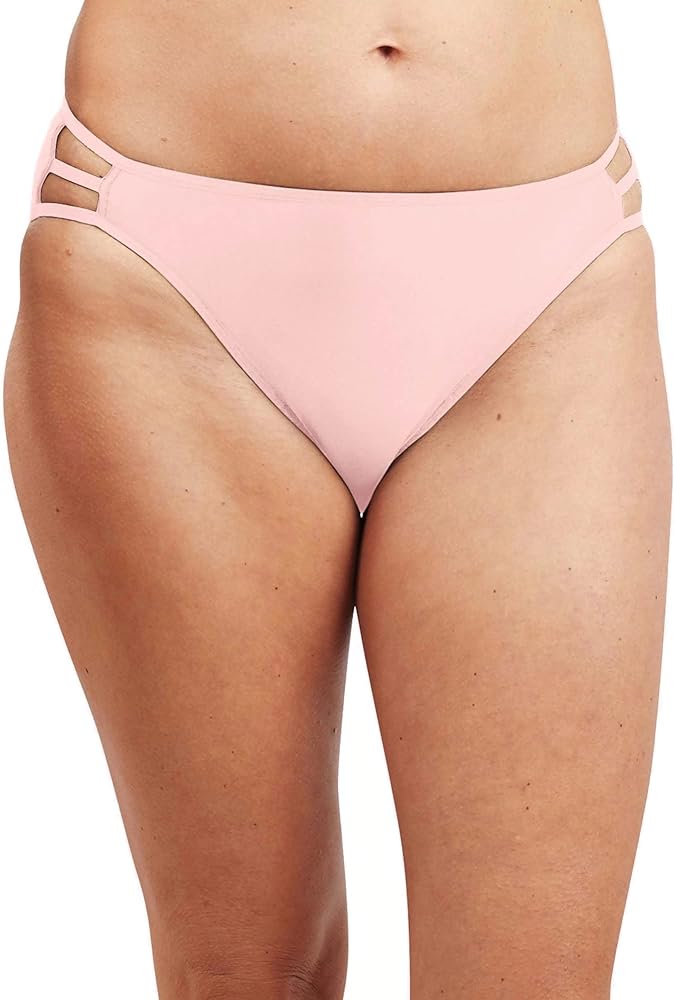 Bali Women's Passion for Comfort Full Coverage Bikini Panty, DFPC64, Hush Pink, 6