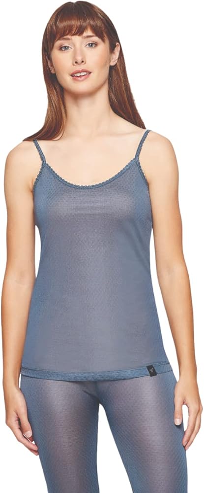 Terramar Women's Thermasilk Pointelle Camisole