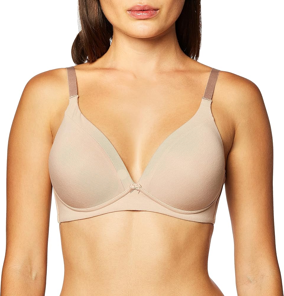 Warner's Women's Invisible Bliss Cotton Comfort Wireless Lift T-Shirt Bra Rn0141a