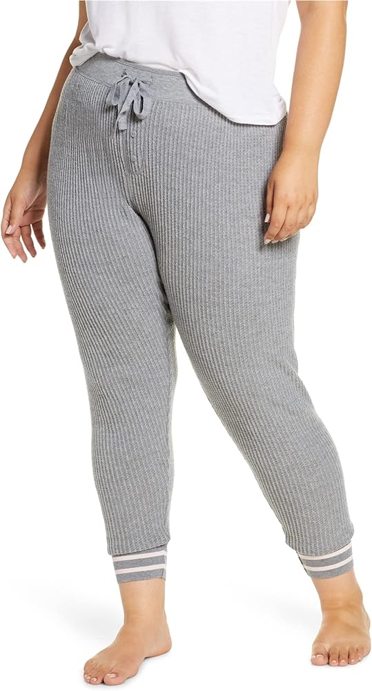 P.J. Salvage Womens Waffle Stitch Thermal Pajama Pants