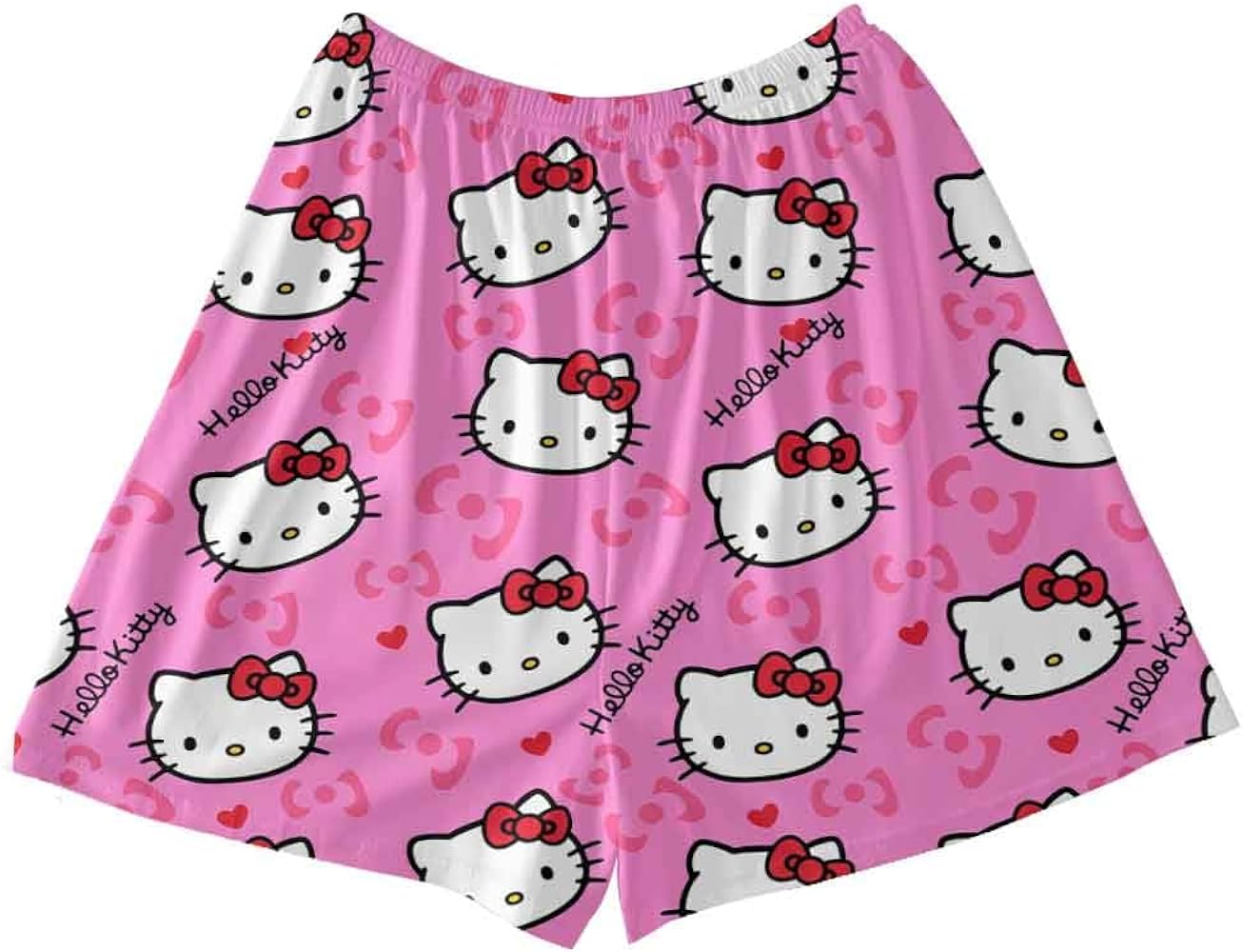 Womens Pajama Pants Cartoon Shorts Cat Pajama Bottoms Cute Sleep Shorts Soft Pajamas Pants Girls Indoor Sleapwear Summer