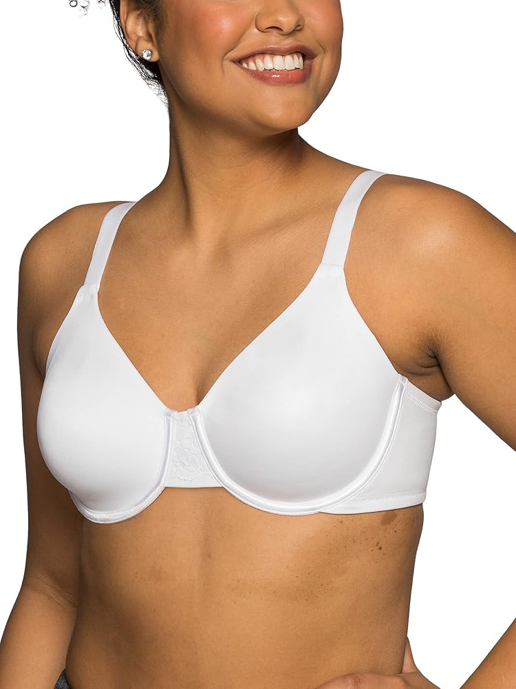 Vanity Fair Radiant Womens Smoothing Minimizer Bra, 40DD, Star White