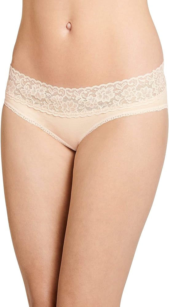 Jockey Women's Underwear Cotton Stretch Lace Bikini