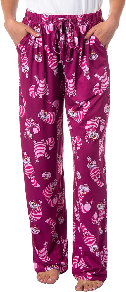 Disney Women's Alice in Wonderland The Cheshire Cat Lounge Sleep Pajama Pants