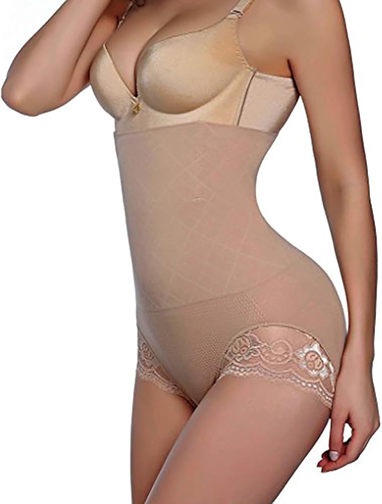 Nebility Women Body Shaper Butt Lifter Hi-Waist Panty Seamless Waist Trainer Tummy Control Shapewear