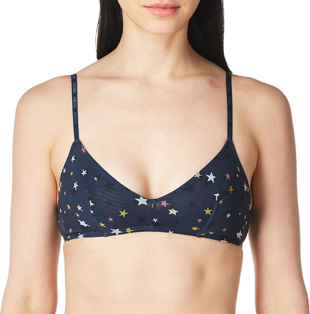 DKNY Women's Lightweight Mesh Bralette, Wirefree