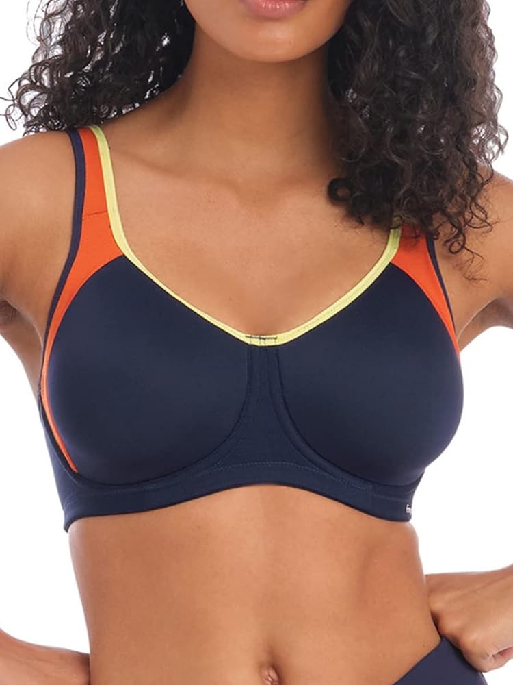 Freya Women's Sonic Underwire Spacer Molded Sports Bra, Navy Spice, 30F