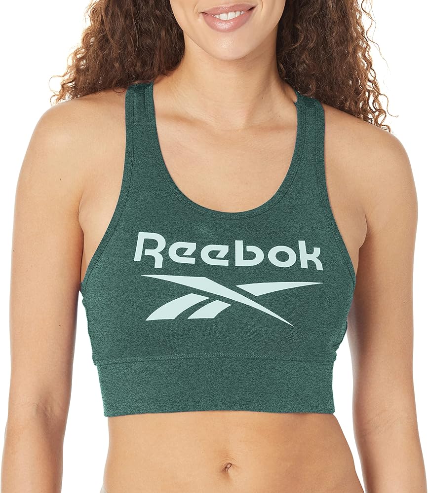 Reebok Women's Big Logo Racerback Sports Bra