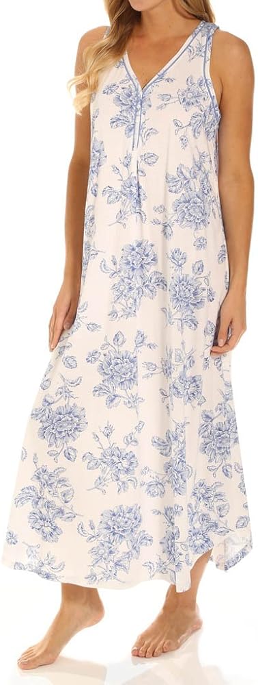 Carole Hochman Women's Timeless Floral Long Gown