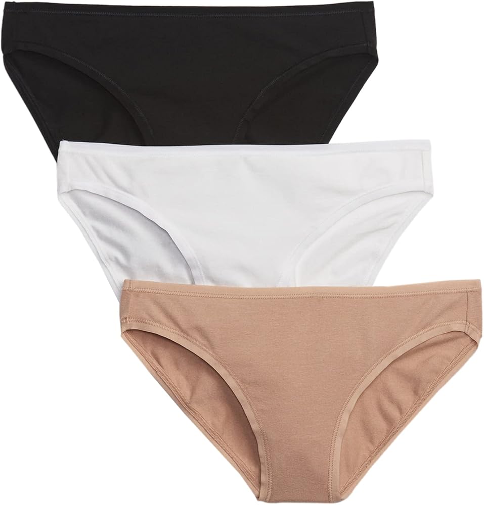 GAP Women's 3-Pack Organic Stretch Cotton Bikini