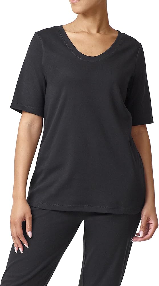 HUE Women’s Casual Basic Lounge T-Shirt