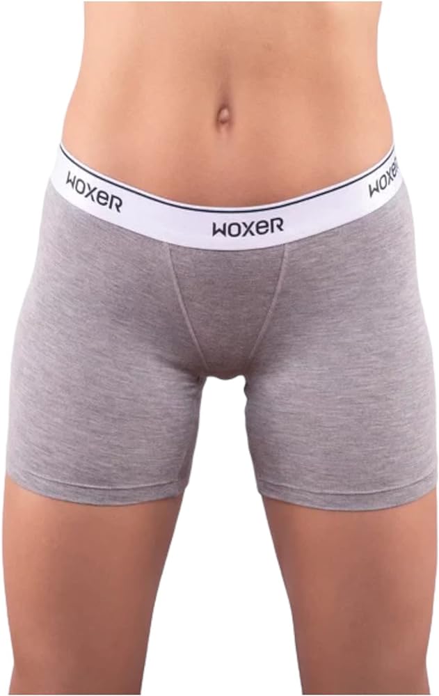 Woxer Womens Boxer Briefs Underwear, Baller 5” Boyshorts Panties Soft Chafing-Free, No Roll Inseam