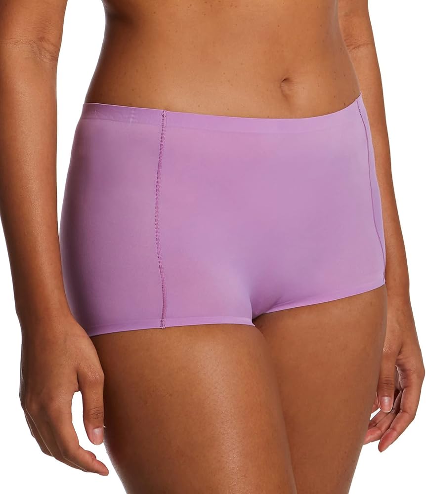 Bali Women's Soft Touch Boyshort Panty, DFSTBS, Tinted Lavender, 9