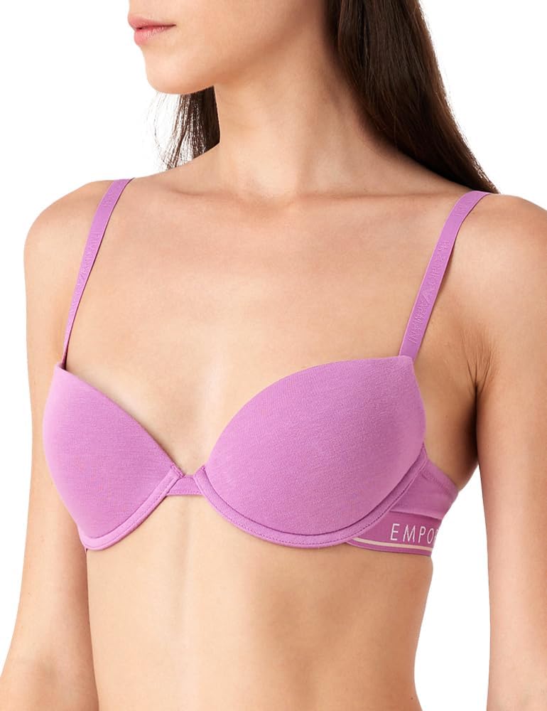 Emporio Armani Women's Iconic Logoband Push Up Bra