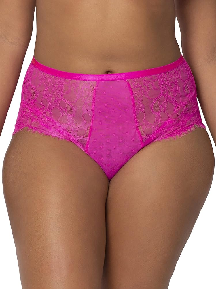 Smart & Sexy Women's Lace High-Waisted Cheeky Panty