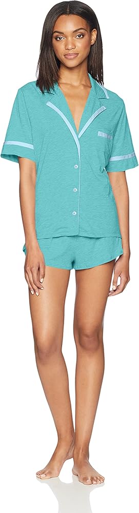 Cosabella Women's Bella Short Sleeve Top & Boxer Set