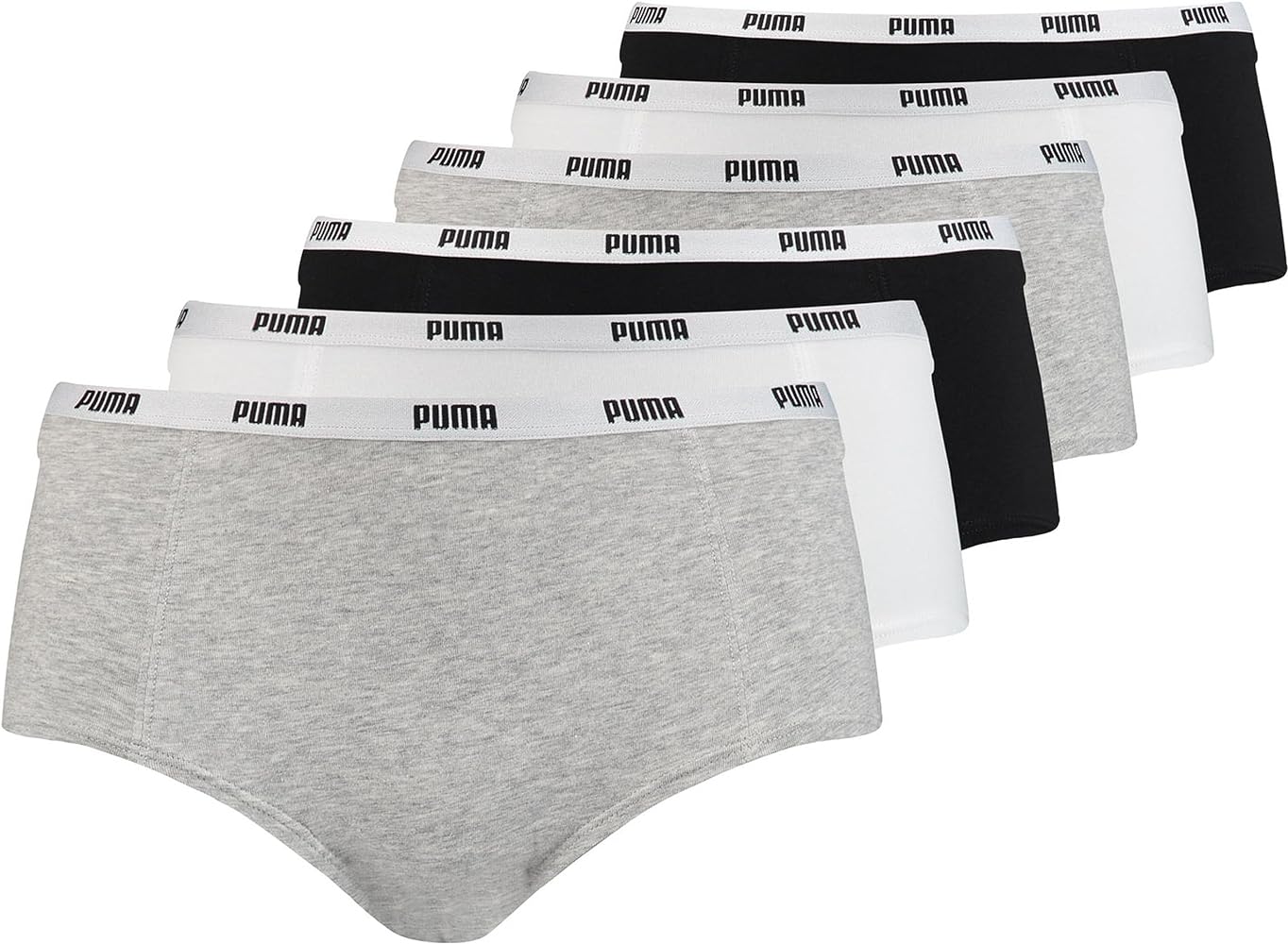 PUMA 701218976 Women's Hipster Briefs Underwear