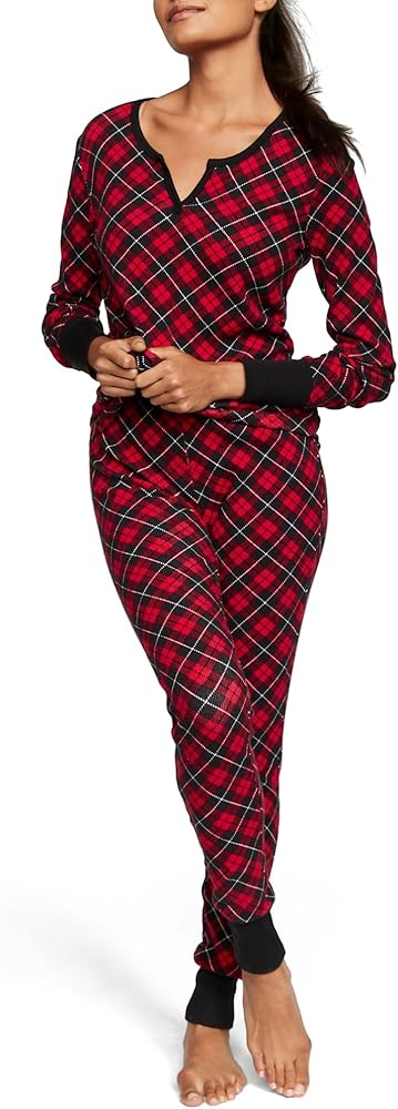 Victoria's Secret Thermal Long Pajama Set, Women's Sleepwear (XS-XXL)