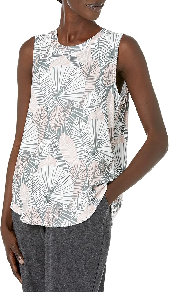 PJ Salvage Women's Loungewear Geo Palm Tank