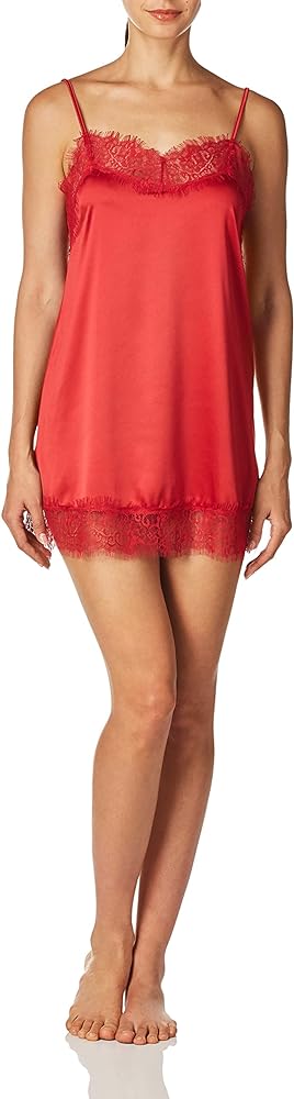 Smart & Sexy Women's Satin & Lace Slip Dress