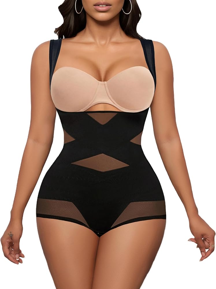 Avidlove Body Shapewear for Women Body Suits Tummy Control Waist Trainer Plus Size Shapewear Bodysuit