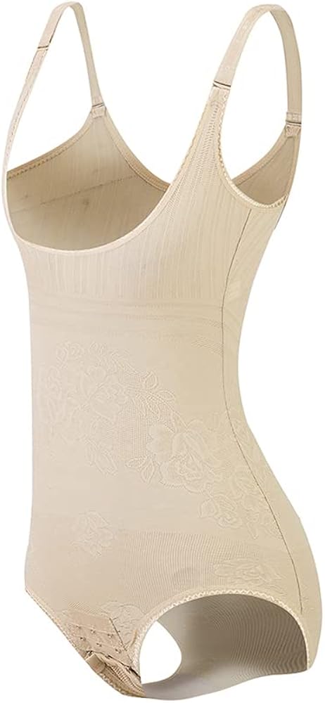 Seamless Body Shaper Open Bust Shapewear Firm Control Bodysuit for Women