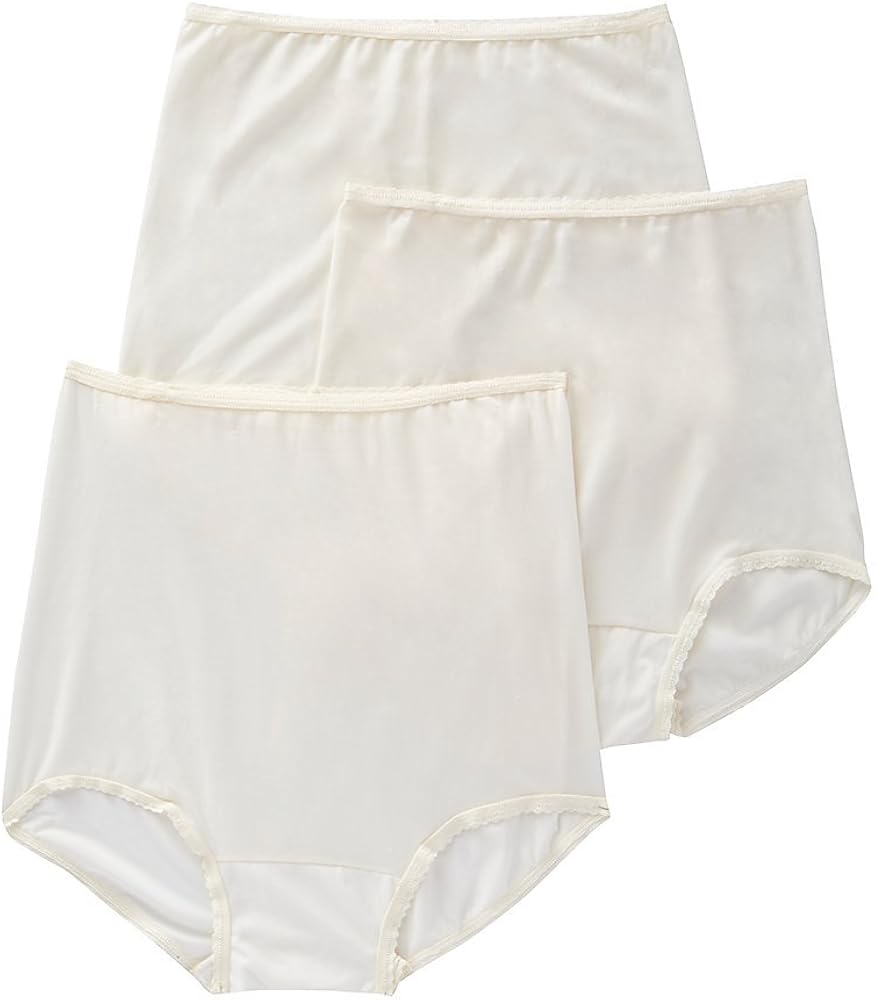 Bali Skimp Skamp Brief Panty - 3 Pack (A633) 7/3 Moonlight