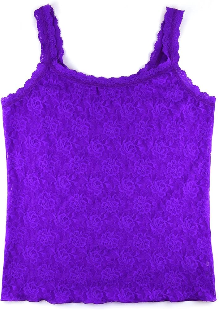 hanky panky Signature Lace Unlined Camisole Plus (1390LX),2X,Majestic Purple