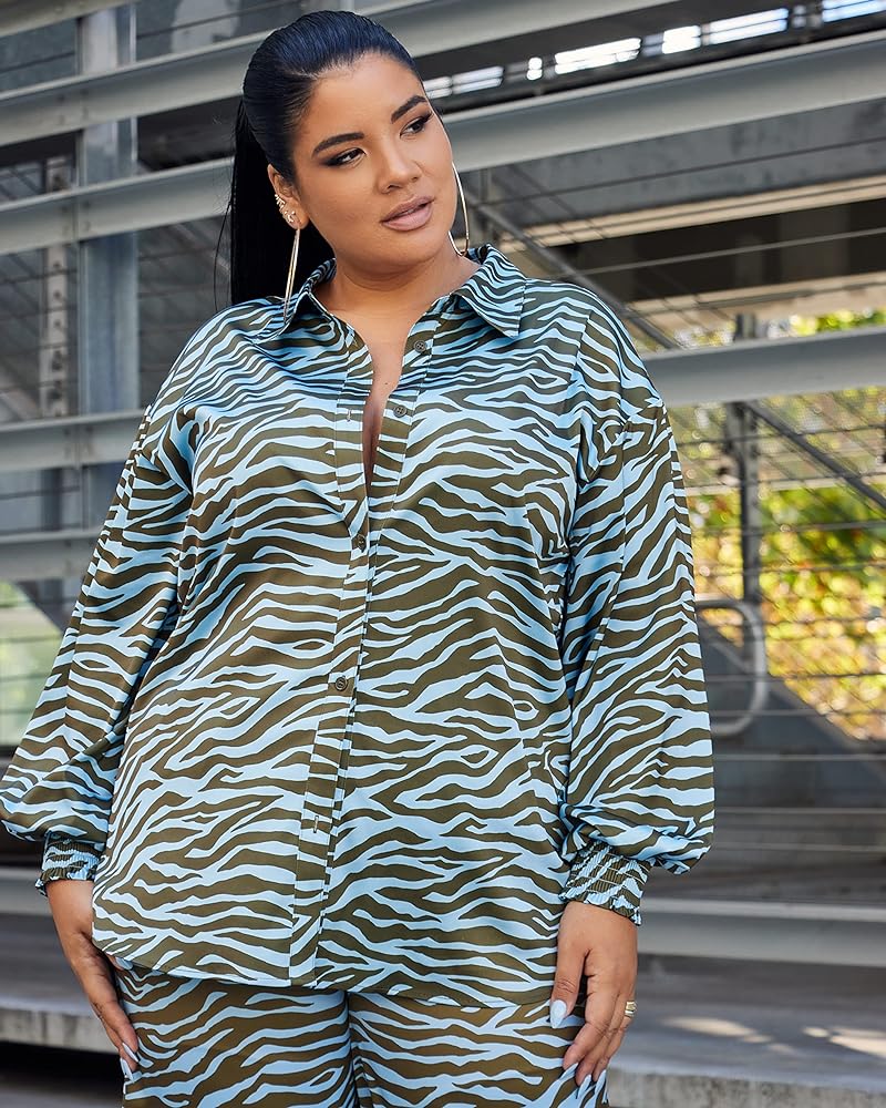 The Drop Women's Animal Print Oversized Shirt by @frankietavares