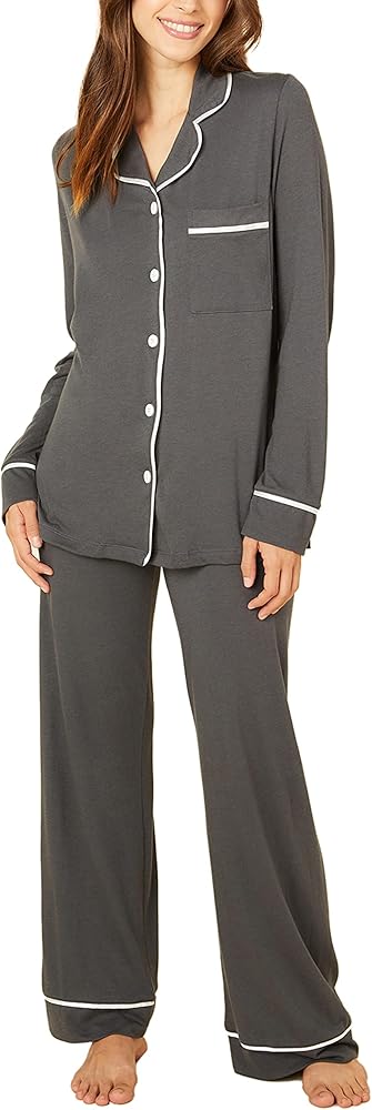 Cosabella Women's Bella Petite Long Sleeve Top & Pants Pajamas Set