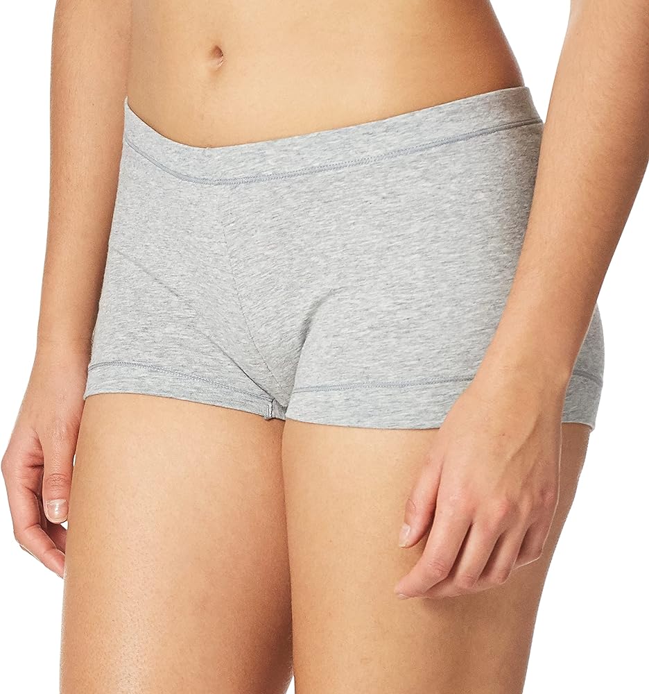 Maidenform Womens Cotton Boyshort With Lace 3 Pack