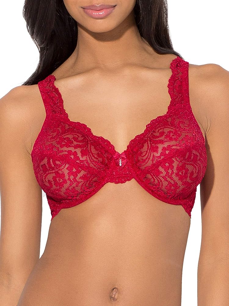 Smart & Sexy Women's Signature Lace Unlined Underwire Bra, Available in Single and 2 Packs