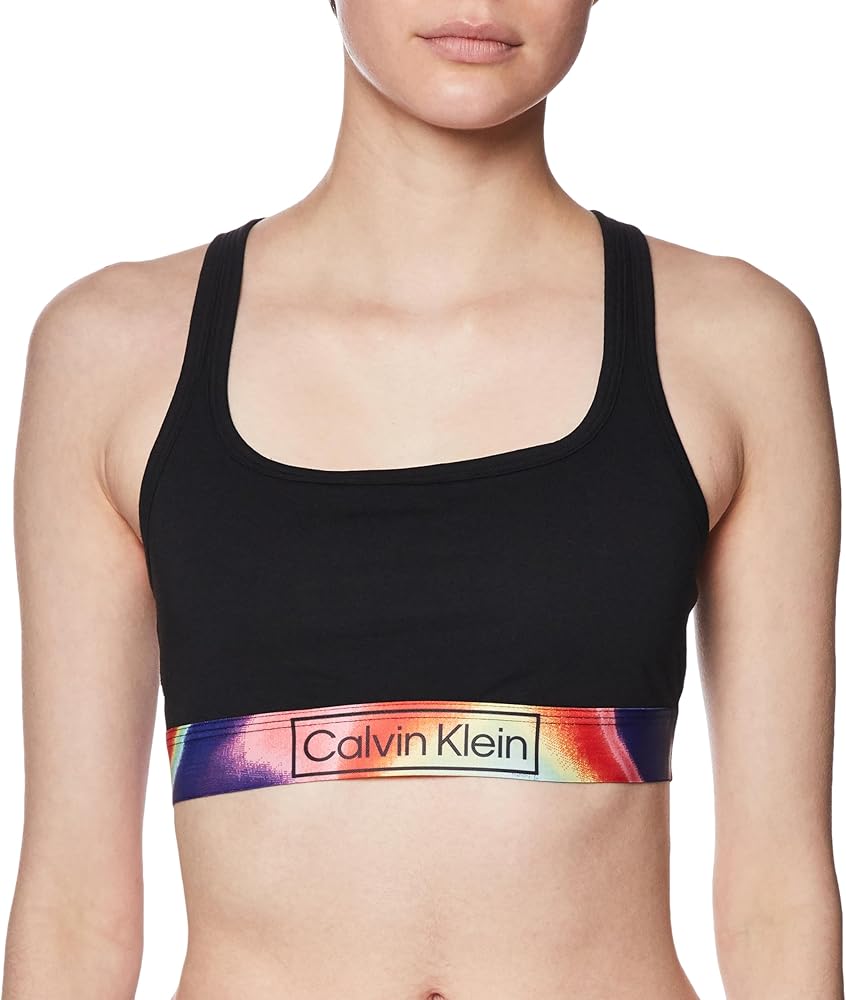 Calvin Klein Women's Reimagined Heritage Pride Unlined Bralette