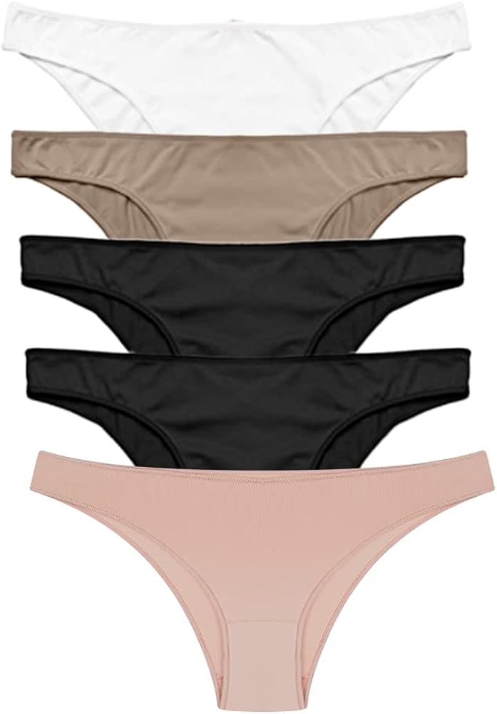 HOPE - Bikini Microfiber No Show Basic 5 Pack - Lingerie for Women - Panties, Seamless, Underwear Women