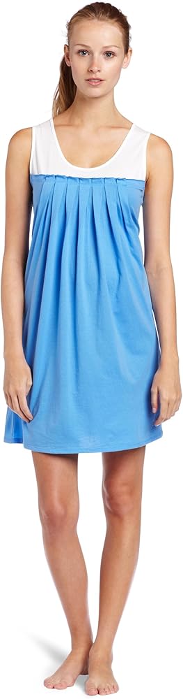 Nautica Sleepwear Women's Knit Solid Tank Chemise