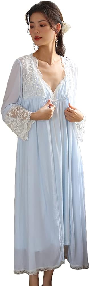 Super Soft Vintage Victorian Palace Style Nightgown Modal Viscose Rayon