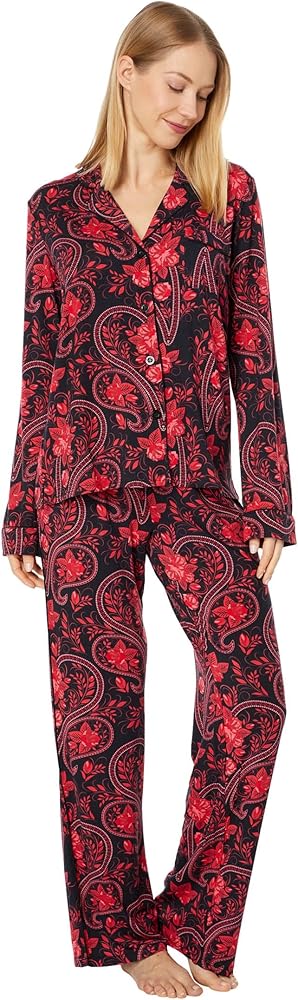 PJ Salvage Women's Loungewear Paisley Nights Pajama Pj Set