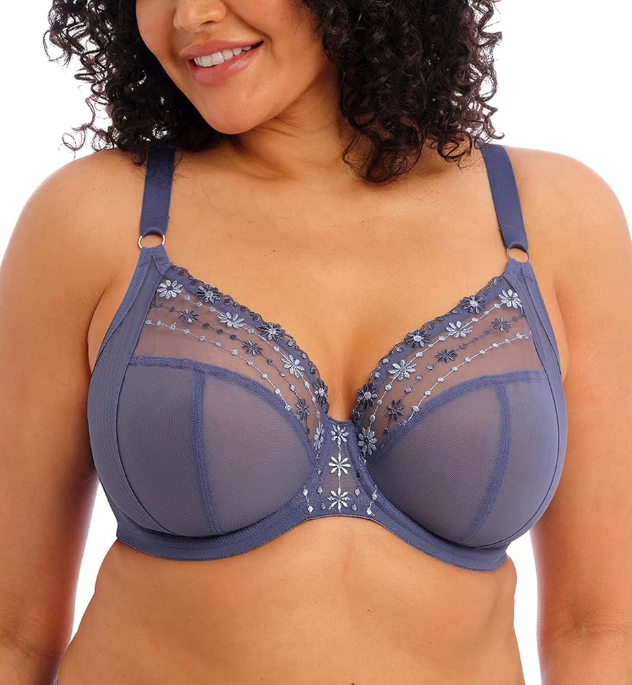 Elomi Women's Plus Size Matilda Underwire Plunge Bra with J-Hook