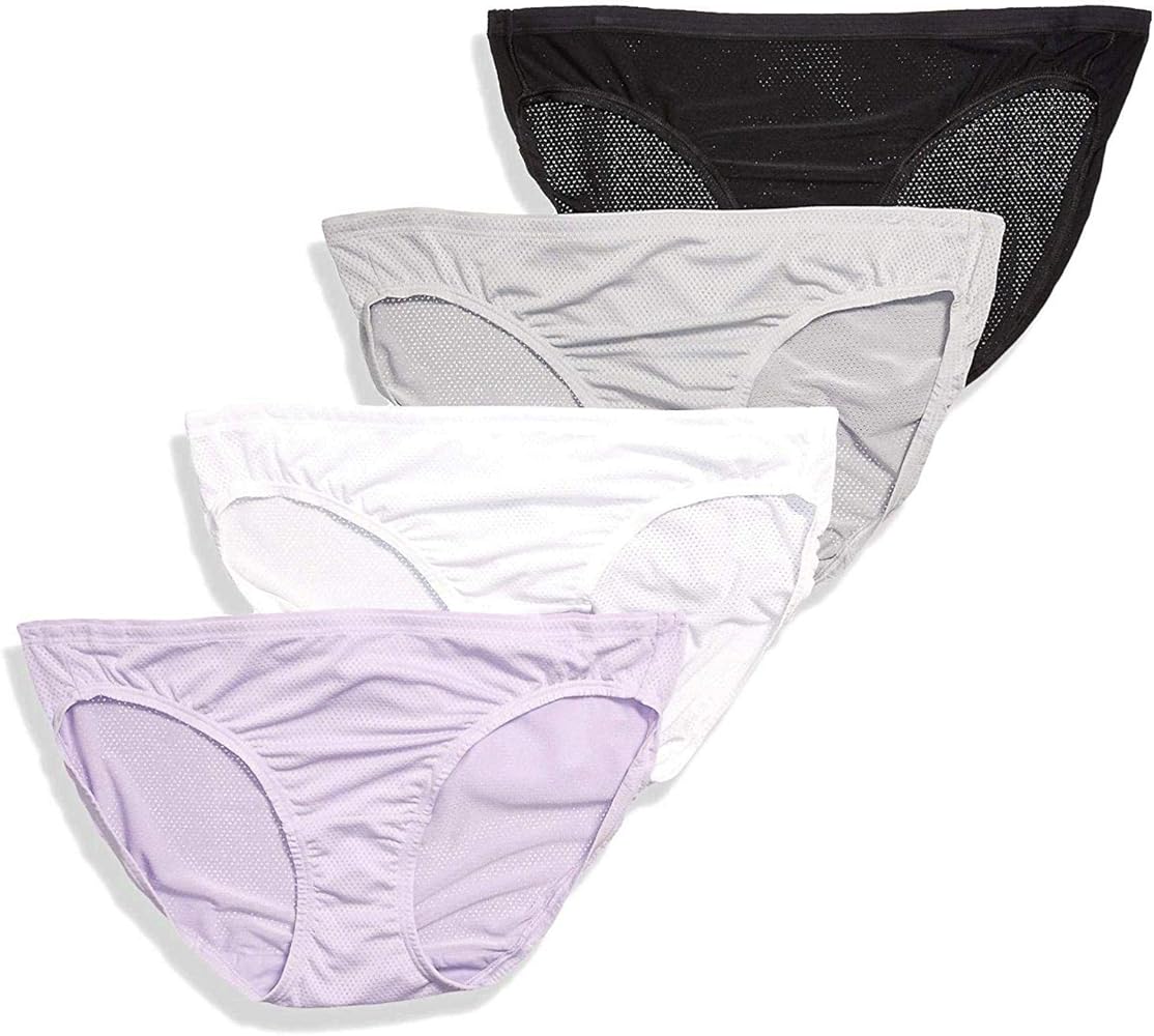 Fruit of the Loom Women's Breathable 4 Pack Panties