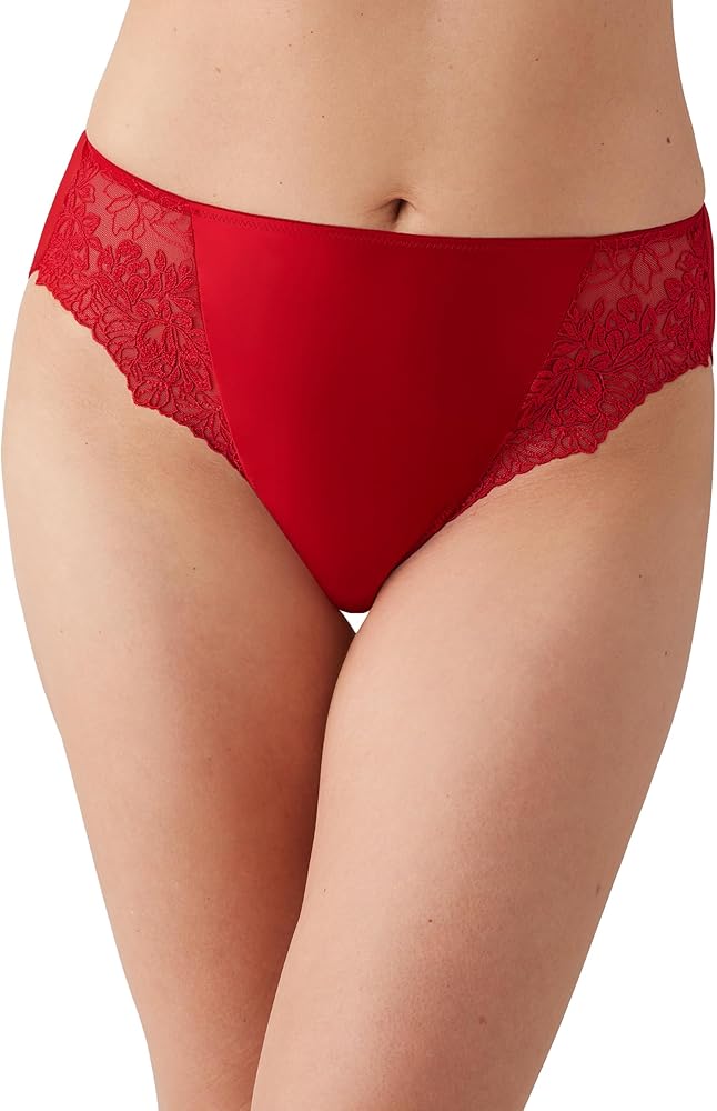 Wacoal Womens Side Note Hi Cut Brief Panty