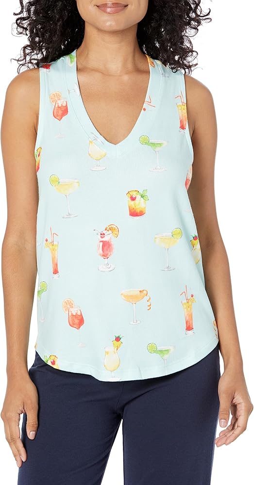 PJ Salvage Women's Loungewear Lets Drink About It Tank