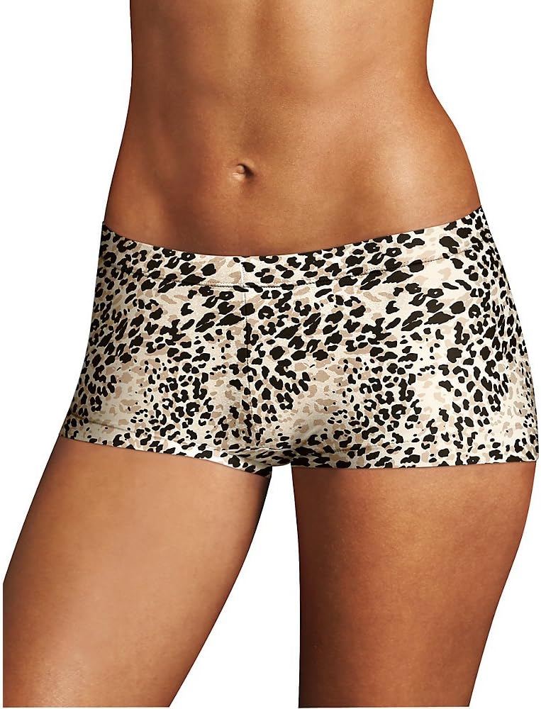 Maidenform? Women`s Dream Boyshort,40774,5,Neutral Snow Leopard