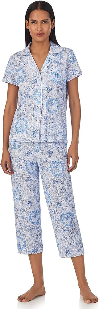 Lauren Ralph Lauren Women's Capri Pj Set