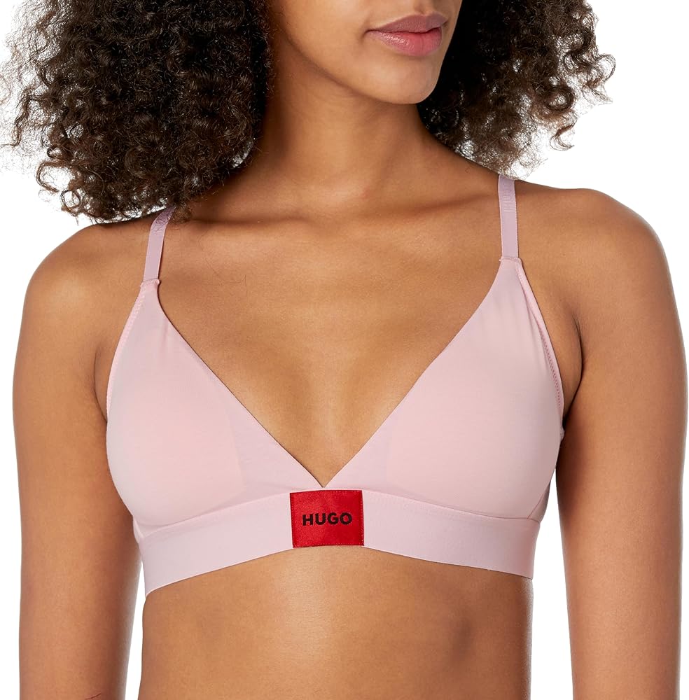 HUGO Women's Red Label Triangle Bra with Removable Padding