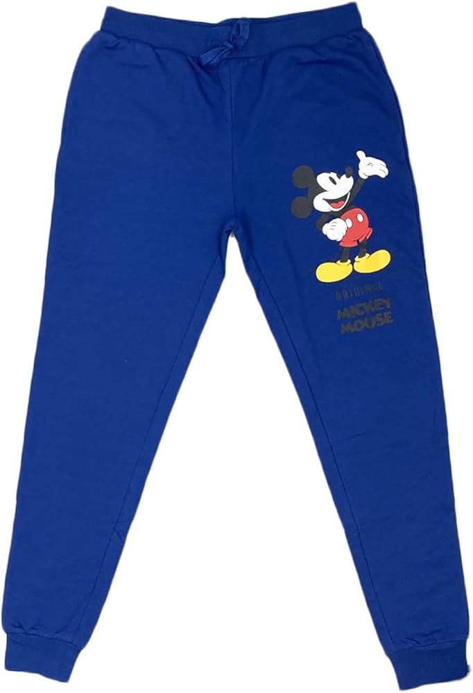 Disney Original 28 Adult Jogger Pants (Large) Blue