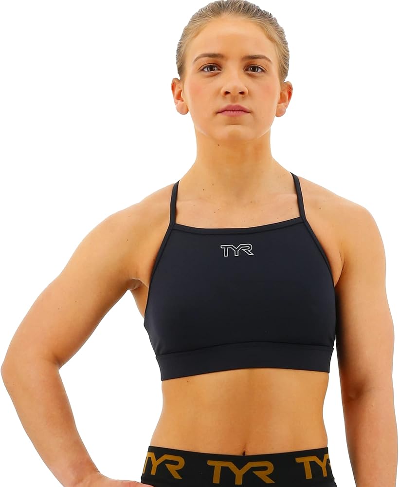 TYR Women's High Neck Performance Sports Bra