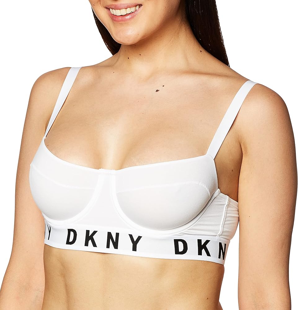 DKNY Women's Cozy Boyfriend Underwire Bra Top