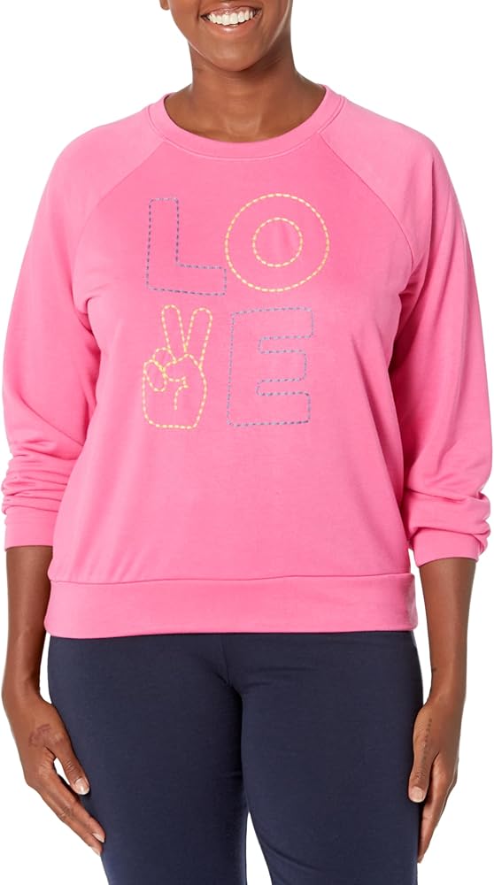 PJ Salvage Women's Loungewear Neon Dream Long Sleeve Top