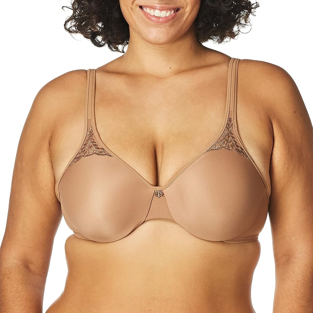 Bali Women's Passion for Comfort Minimizer, Full-coverage Underwire Bra, Seamless Cups