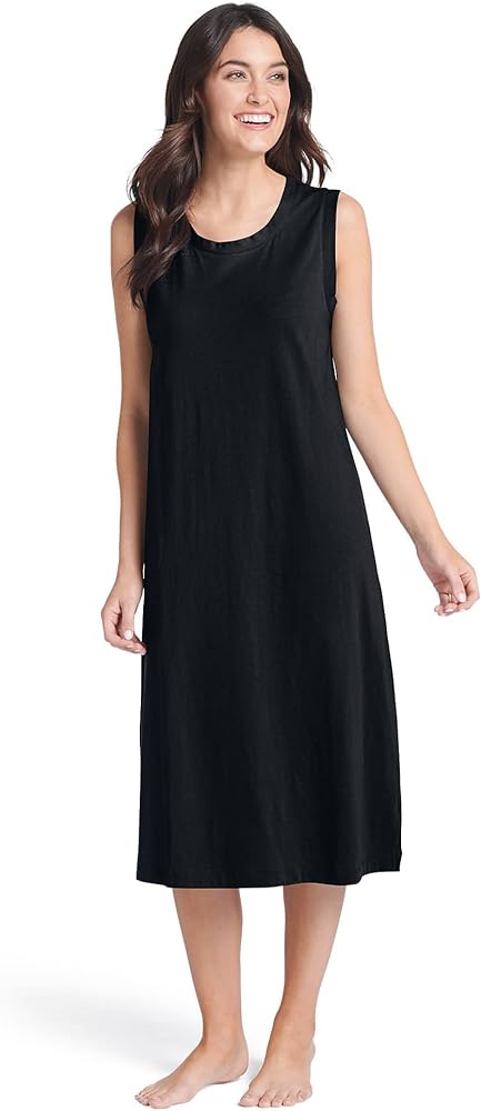 Jockey Women's Sleepwear Everyday Essentials 100% Cotton Tank Sleep Dress